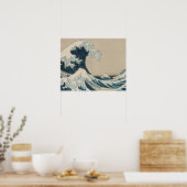 Poster Le Grand Wave de Kanagawa (Cuisine)
