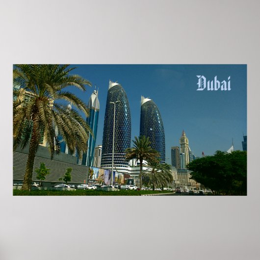 Poster Le gratte-ciel de Dubaï (Devant)