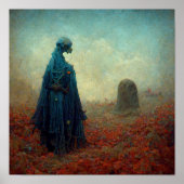 Poster Le Grave Surreal Sci-Fi Imaginaire Alien (Devant)