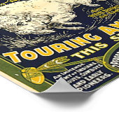 Poster Le Great Pawnee Bill montre. La seule vraie nature (Coin)