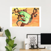 Poster Le grimpeur (Bureau à domicile)