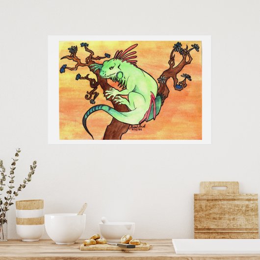 Poster Le grimpeur (Cuisine)