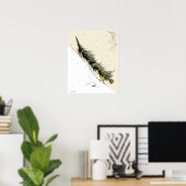 Poster Le Grinch et Max rapportent le sapin de Noël (Bureau à domicile)