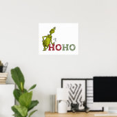 Poster Le Grinch | Ho Ho Ho (Bureau à domicile)
