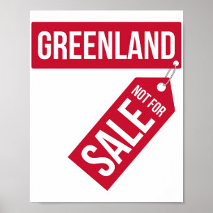 POSTER LE GROENLAND N'EST PAS À VENDRE