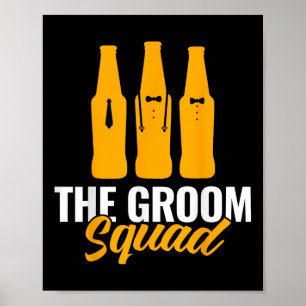 Poster Le Groom Squad Sungles Mariage Bachelor Party Gro