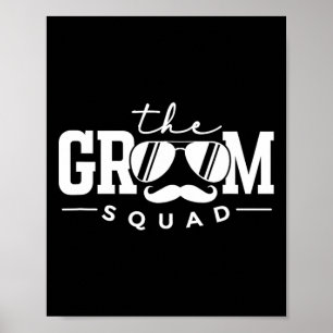 Poster Le Groom Squad Sungles Mariage Bachelor Party Gro