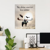 Poster Le guerrier au sein (Bureau à domicile)