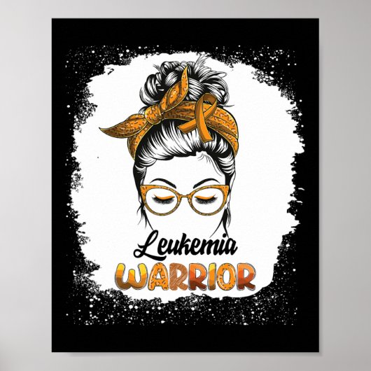 Poster Le guerrier Bleached Messy Bun Survivant Croient L (Devant)