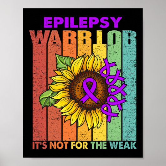 Poster Le guerrier de l'épilepsie n'est pas pour les faib (Devant)