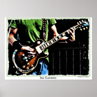 Poster Le guitariste