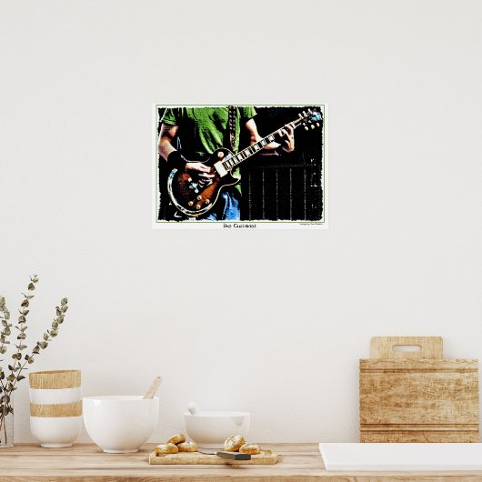 Poster Le guitariste (Cuisine)