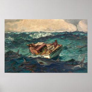 Poster Le Gulf Stream Winslow Homer