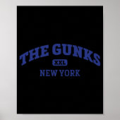 Poster Le Gunks College Style Rock Escalade Area Design (Devant)
