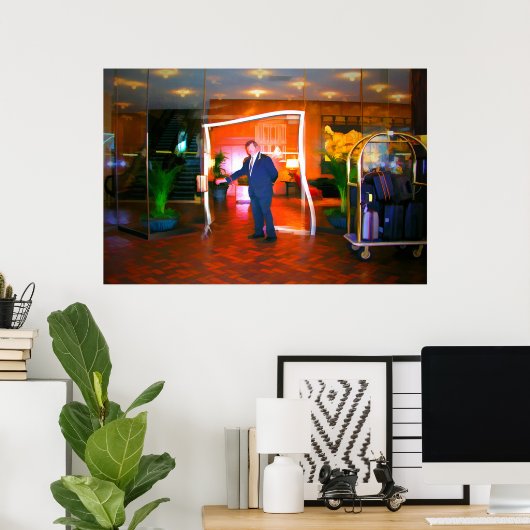 Poster Le Hall (Bureau à domicile)