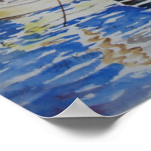 Poster Le Harbourmaster, Aberaeron (Coin)