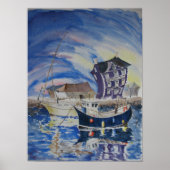 Poster Le Harbourmaster, Aberaeron (Devant)