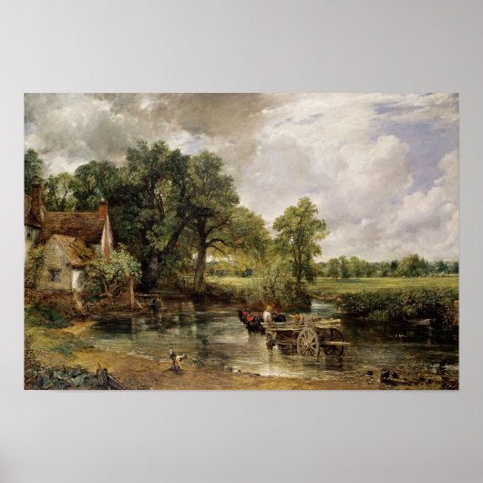 Poster Le Hay Wain, 1821 (Devant)