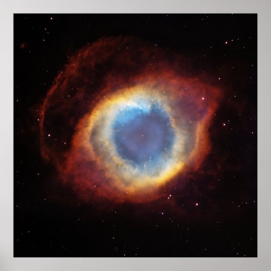Poster Le Helix Nebula NGC 7293 Caldwell 63 (Devant)