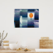 Poster Le Héraut de l'Automne , Peinture Célèbre Bleue (Cuisine)