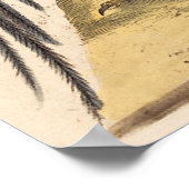 Poster Le héron bleu (Ardea coerulea) (Coin)