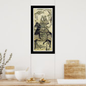 Poster Le héros guerrier (noir) (Cuisine)