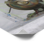 Poster Le Heros Technologique K7 1986 Geek multimédia mix (Coin)