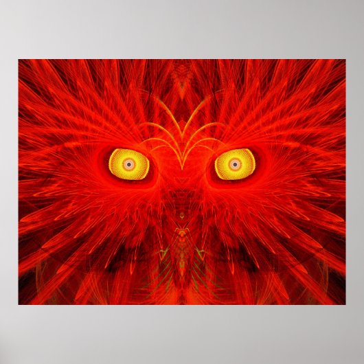 Poster Le hibou du démon (Devant)