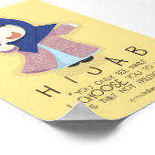 Poster Le hijab est la liberté (Coin)