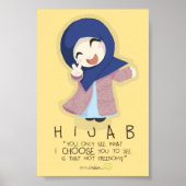 Poster Le hijab est la liberté (Devant)