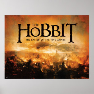Poster Le Hobbit : LA BATAILLE DU Logo CINQ ARMIES™