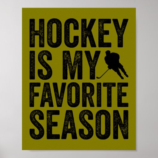 Poster Le hockey est ma saison préférée (Devant)