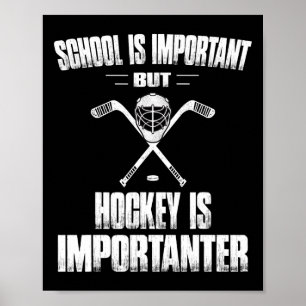 Poster Le Hockey Est Un Cadeau Important Pour Les Garçons