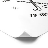 Poster Le hockey sur gazon est ma superpuissance (Coin)