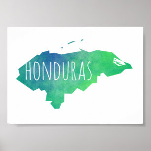 Poster Le Honduras