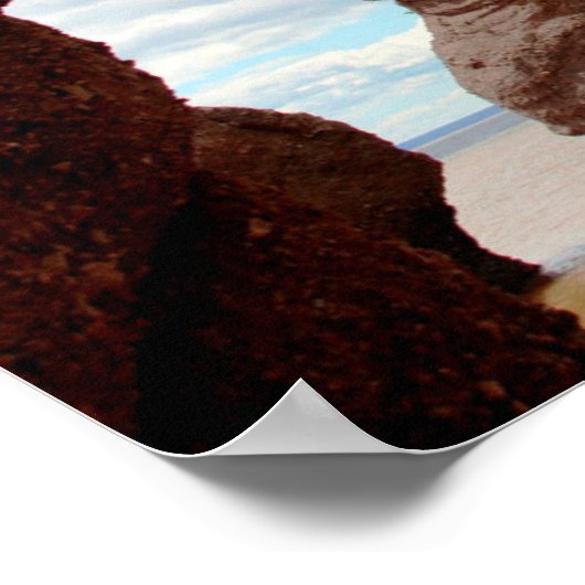 Poster Le Hopewell Rocks Canada (Coin)