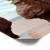Poster Le Hopewell Rocks Canada (Coin)