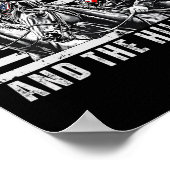 Poster Le hors-la-loi et la colline Trump Jd Vance Us Fla (Coin)