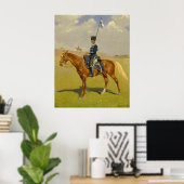 Poster Le Hussar, Frederic Remington (Bureau à domicile)