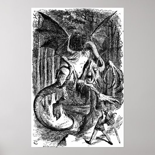 Poster Le Jabberwocky (Devant)