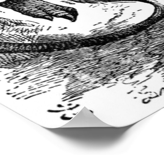 Poster Le Jabberwocky (Coin)