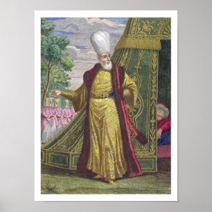 Poster Le Janissary en chef, des 'd'estampes de Recueil