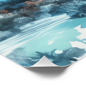 Poster Le japon en coulure (Coin)