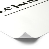 Poster Le Jardin (Coin)