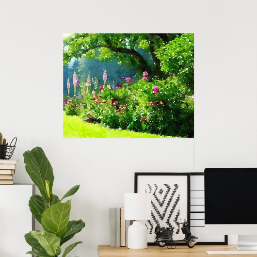 Poster Le Jardin (Bureau à domicile)