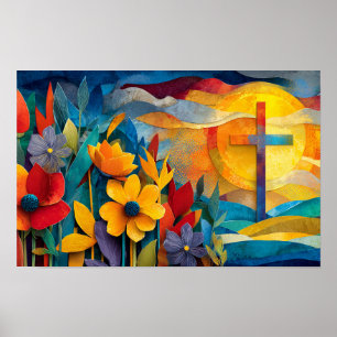 Poster Le Jardin au-delà de la Croix
