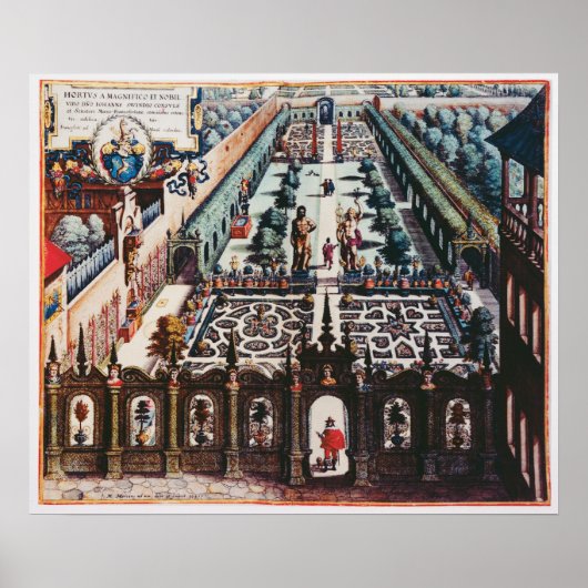 Poster Le jardin de Burgermeister Schwind (Devant)