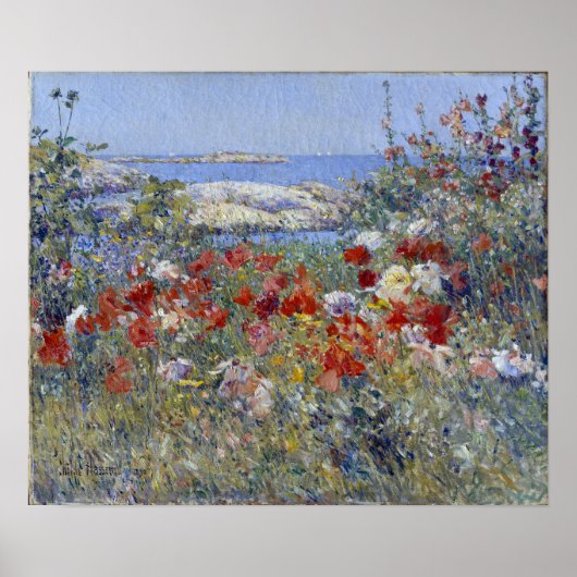 Poster Le jardin de Childe Hassam Celia Thaxter (Devant)