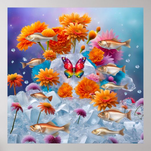 Poster Le jardin de la nature (Devant)