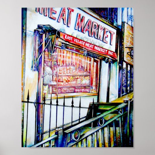 Poster Le jardin de la sagesse de l'East Village (Devant)